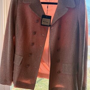 St. John Shimmering Peach Jacket